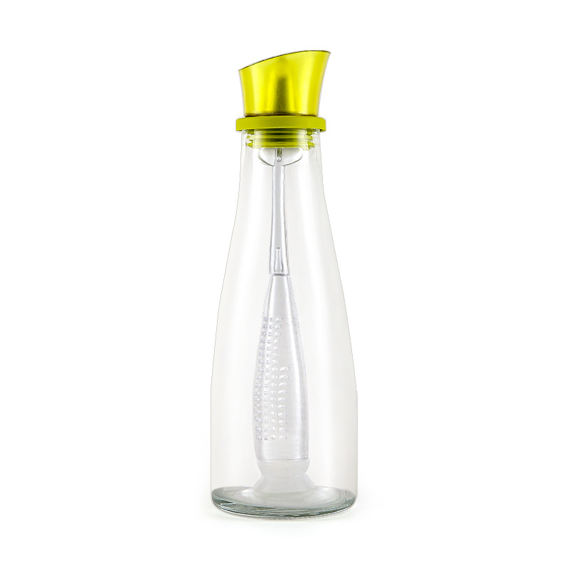 Creative New Glass Oil Bottle Kitchen Household Oil Bottle Transparent Seasoning Bottle Vinegar Bottle Olive Oil Bottle