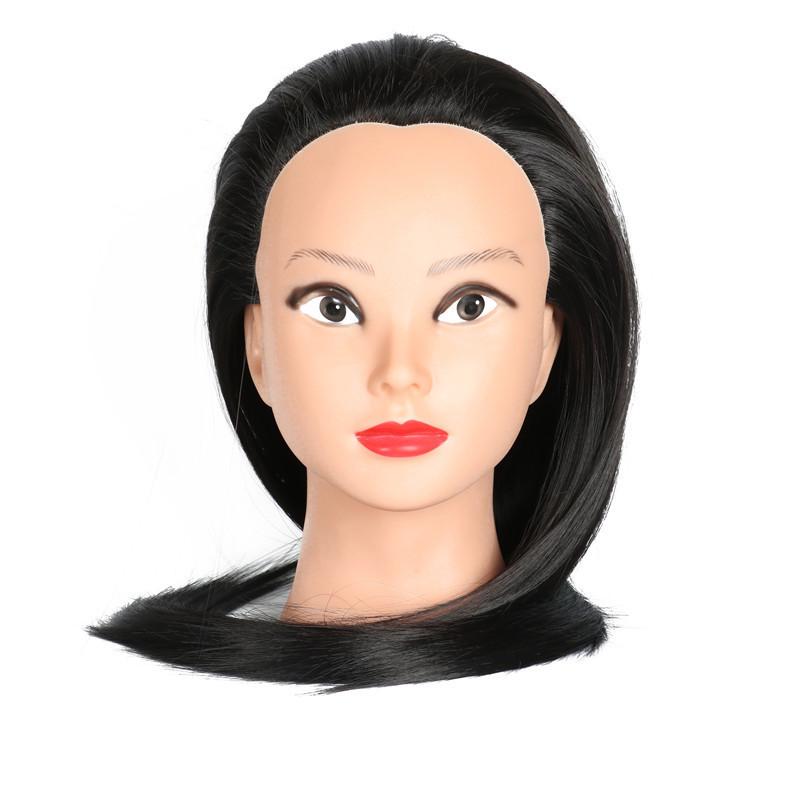 头模假发模练习编发盘发化妆造型模特头高温丝公仔教习假人