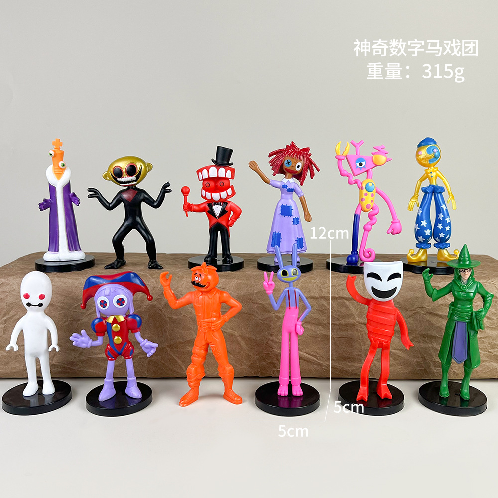 Cross-Border Digital Circus Handmade Toy Clown Jax and Pamny Rabbit Doll Model Decoration Blind Box