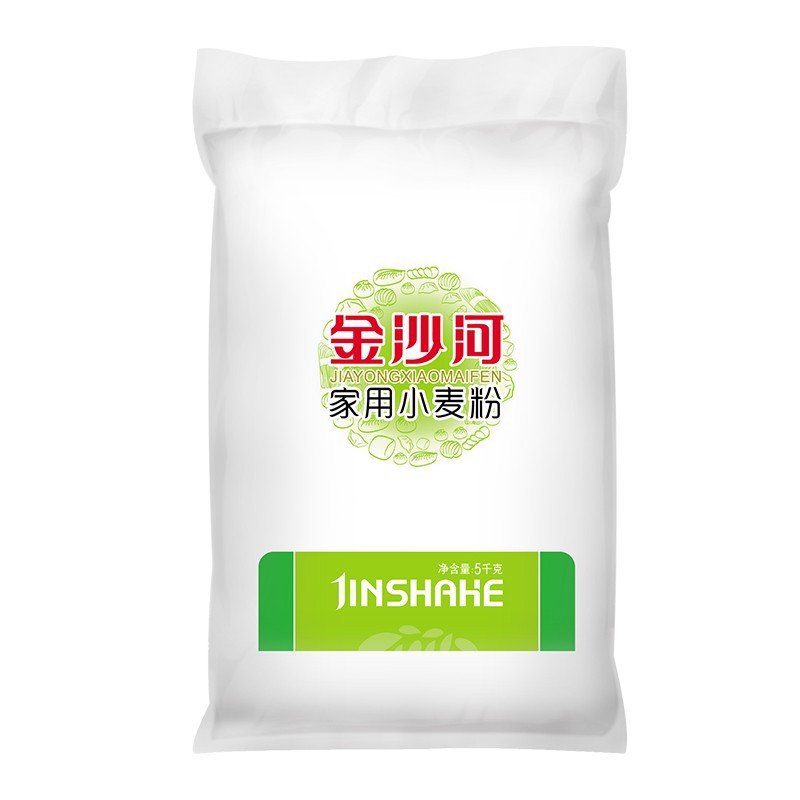 金沙河面粉10斤家用小麦粉包子馒头饺子面粉中筋5kg通用面粉批发