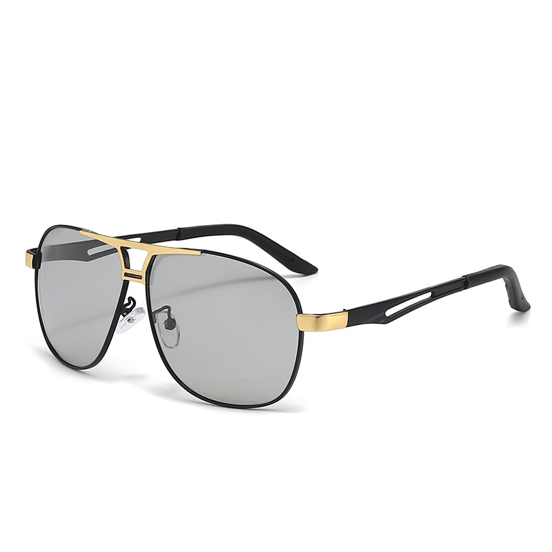 2023 New Men's Polarized Sunglasses Daily Dual-Use Color Changing Sunglasses Driving Sun Glasses Wholesale Factory