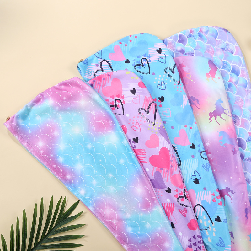 Hair-Drying Cap New Digital Sublimation Printing Shampoo Towel Easy to Absorb Water and Quick-Drying Ms. Long Hair Turban Shower Cap