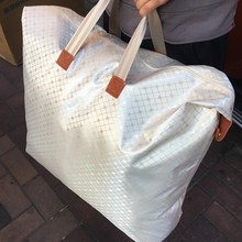 被子收纳袋棉被袋打包袋整理被子学生行李袋子帆布防潮衣服手提竹