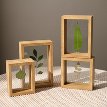 创意双面相框摆台植物标本框展示框喜字夹片框剪纸装裱作品展示