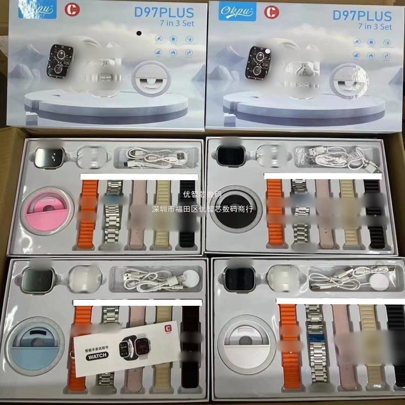 huaqiang north d97 plus smart watch multifunctional suit bluetooth calling sport smart watch cross-border hot