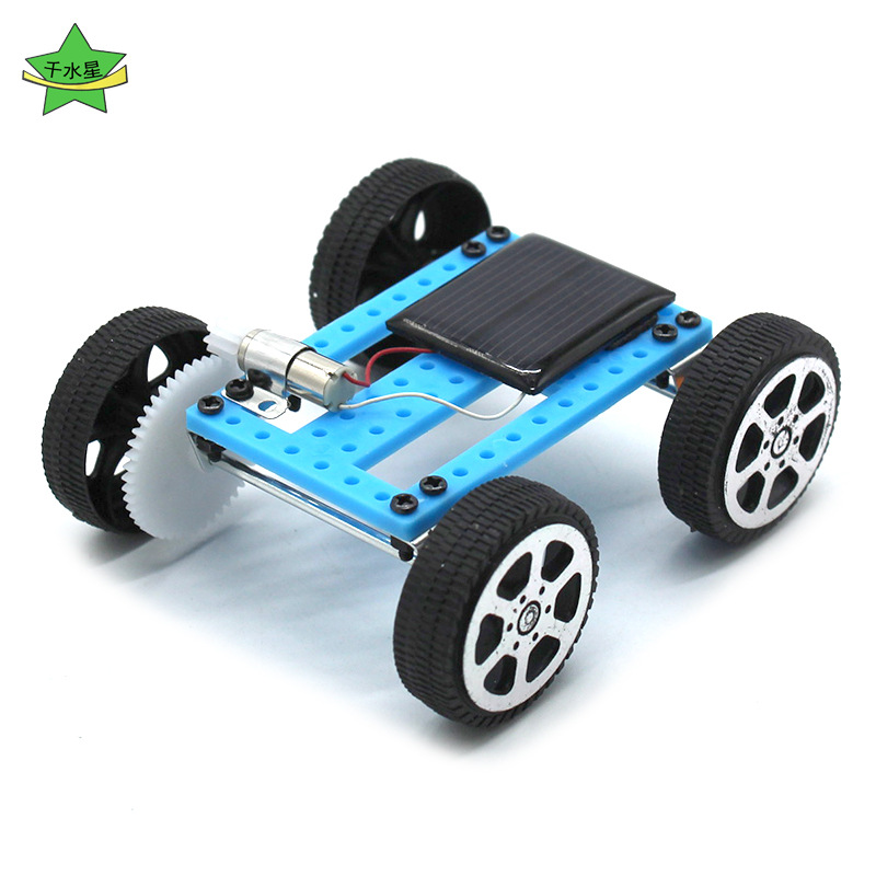 Qianmercury Mini No. 2 Solar Toy Car Children's DIY Hand-Assembled Science Experiment Toy Technology Small Production