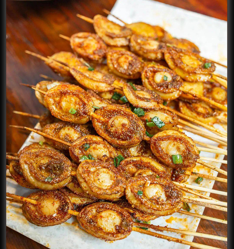 鲍鱼串 广州海鲜批发 火锅鲍鱼串串 酒店铁板烧鲍鱼肉 鲍鱼肉