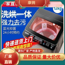 广东小天鵝洗衣机全自动家用10公斤12公斤大容量宿舍租房洗脱烘干