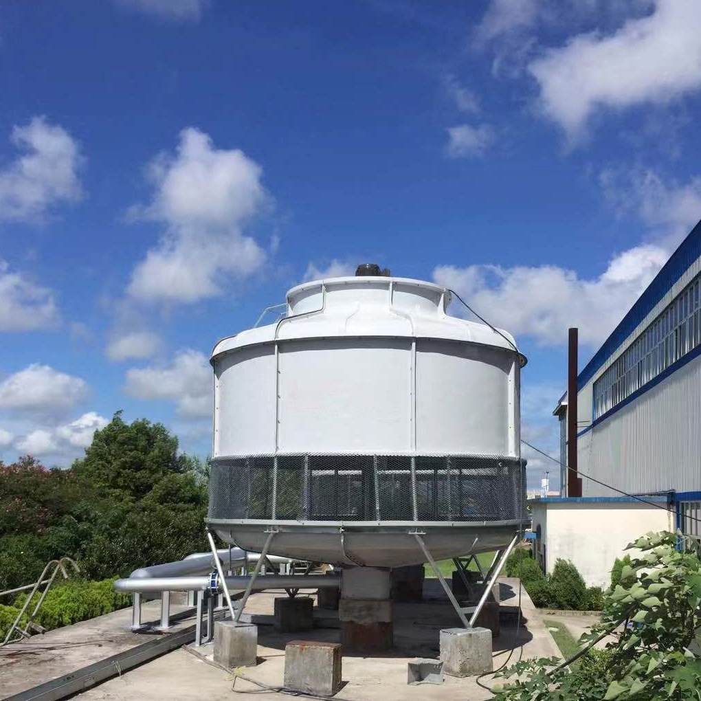 玻璃钢冷却塔 圆形方形凉水塔水泵水箱管道整体方案注吹塑机电炉