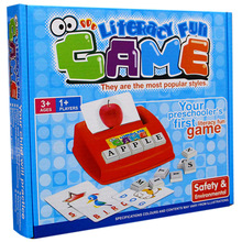 英文字母卡片机游戏教具儿童玩具学英语单词早教看图识字拼盘