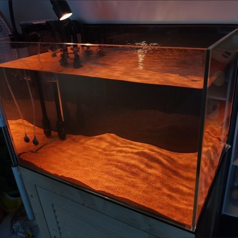 南美缸雨林沙红色沙鱼缸底砂热带鱼三湖慈鲷七彩雷龙凤尾鱼用造景