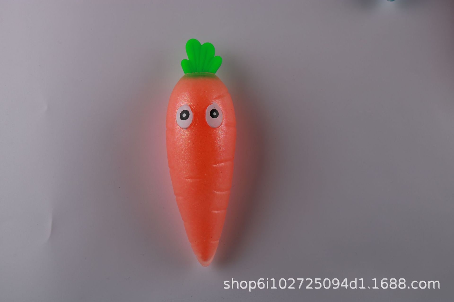 Creative Facial Expression Printing Simulation Carrot Sand Lala Soft Glue Children Decompression Trick Vent Toys