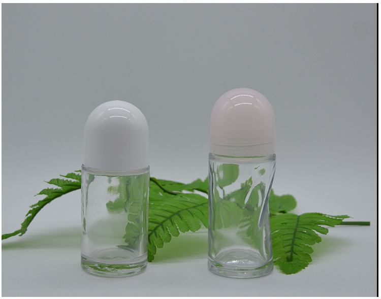 大滚珠瓶透明茶色30ml 50ml药酒痛滚滚瓶子按摩走珠瓶化妆品瓶