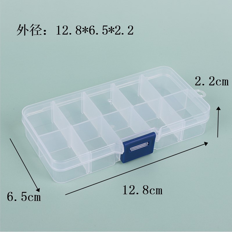 5 Strictly Selected Free Shipping Sample Multi-Grid Partition Screw Finishing Plastic Box Hardware Electronic Components Parts Storage Box