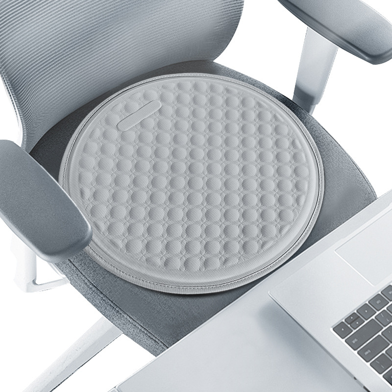 蜂窝凝胶坐垫圆形久坐不累汽车座椅软冰垫办公室家用凳子屁股凉垫