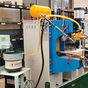 100kva中频螺母凸焊机 逆变式直流 m8四角凸焊螺母自动送料点焊机