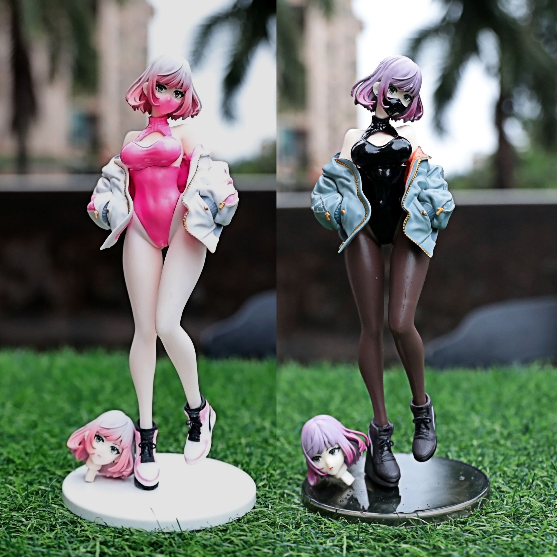 运动鞋高开衩口罩luna 露娜 口罩 瑜伽裤美少女人偶手办-阿里巴巴