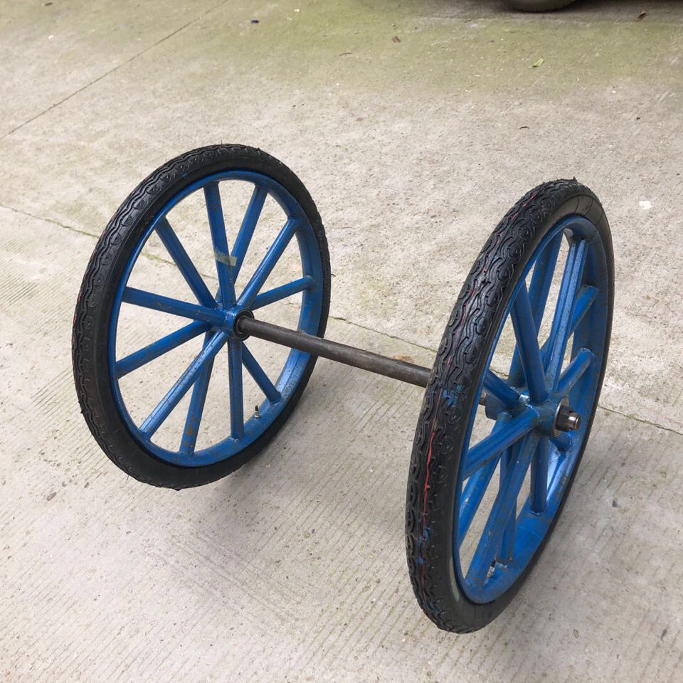 翻斗车朝阳胎手推车26x21/2充气轮工地架子保洁车环卫人力车轮胎