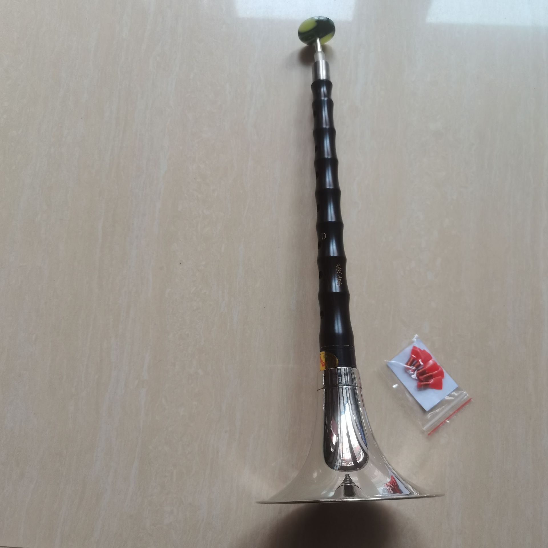 乌木d调唢呐乐器初学入门民族演奏黑檀木d调唢呐专业演奏考级喇叭