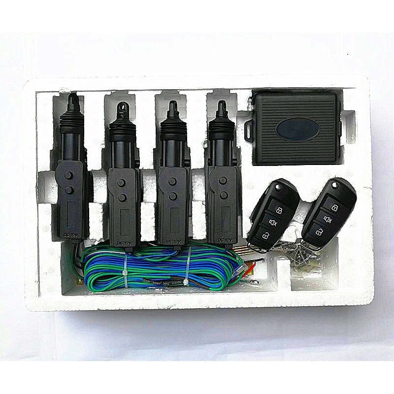 汽车中控锁门锁/中控锁带遥控门锁马达12/24v轿车货车通用车门锁