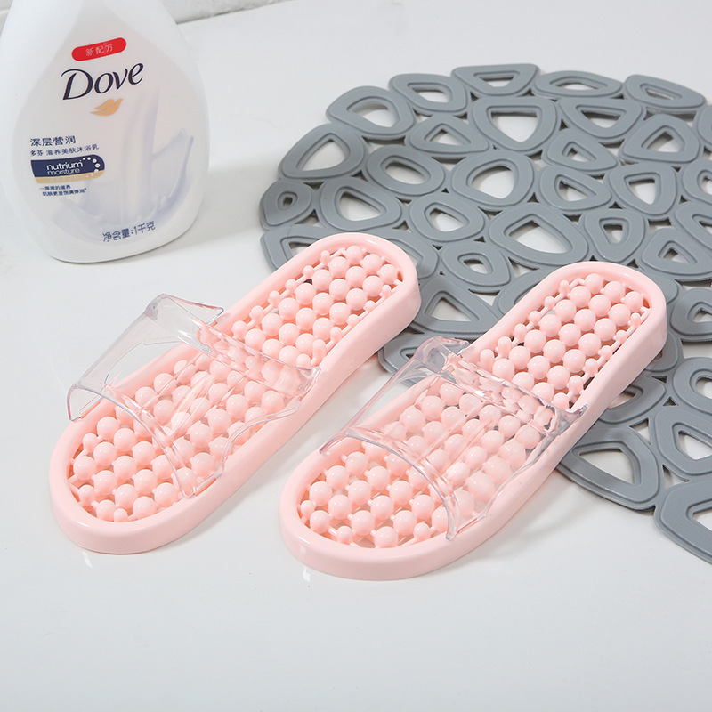 Bathroom Bath Slippers Non-Slip Summer Household Hole Shoes Quick-Drying Massage Hollow Indoor Home Vulnerability Sandals