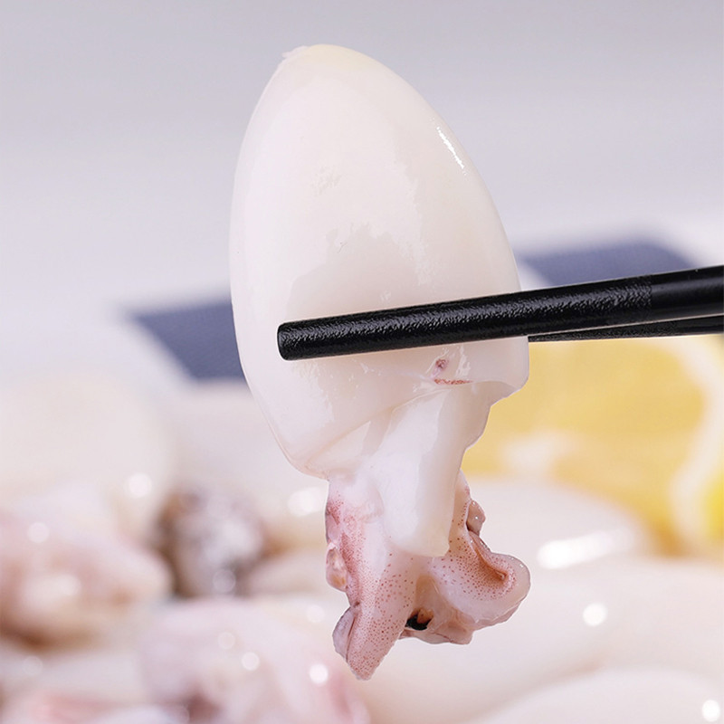 墨鱼仔单冻墨鱼仔冷冻墨鱼仔1盒425克16只2盒起部分城市包运费