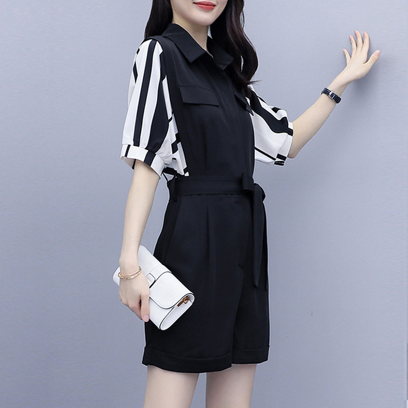 2021年春装女装穿搭小个子夏装搭配显高连体衣套装洋气连体裤155