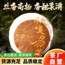 云南普洱茶生茶2023年秘境易武古树茶200克茶饼茶叶送人送礼