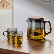 玻璃茶壶泡茶家用耐高温单壶过滤泡茶神器办公室泡花茶壶茶具套装