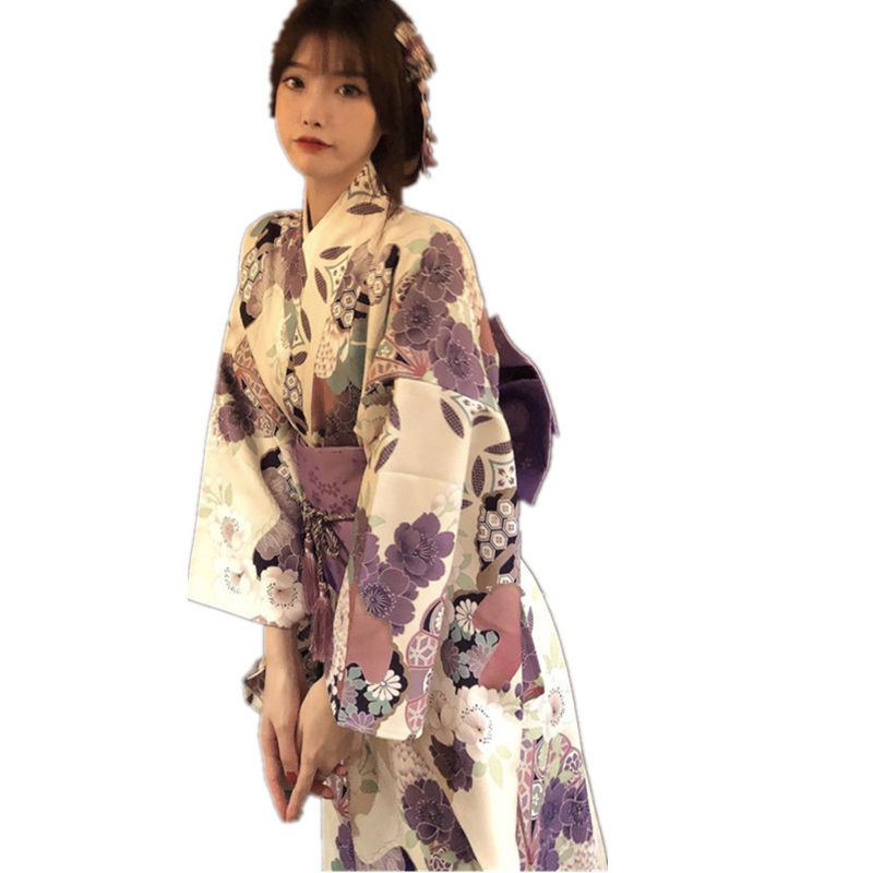 神明少女和服套装日式拍照服装女日系艺术照孕妇写真衣服浴衣和风