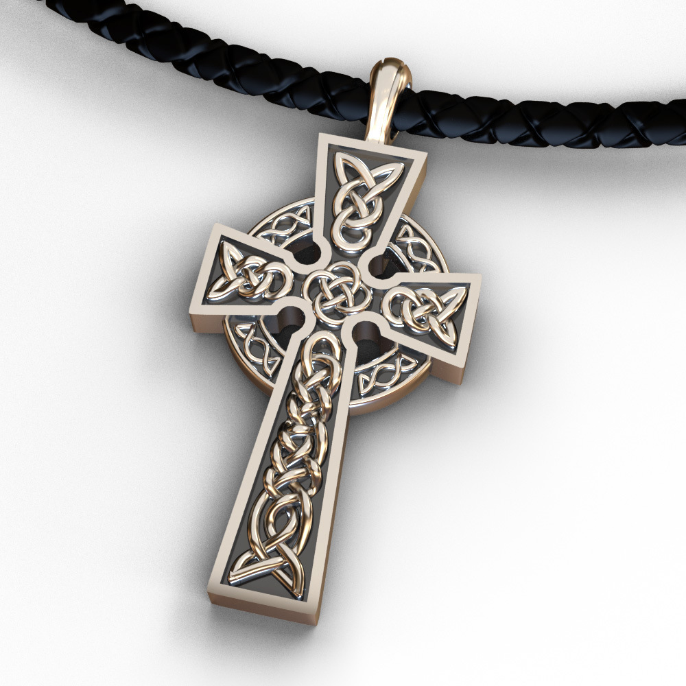 欧美跨境十字架项链复古基督教天主教男女通用吊坠项链宗教配饰