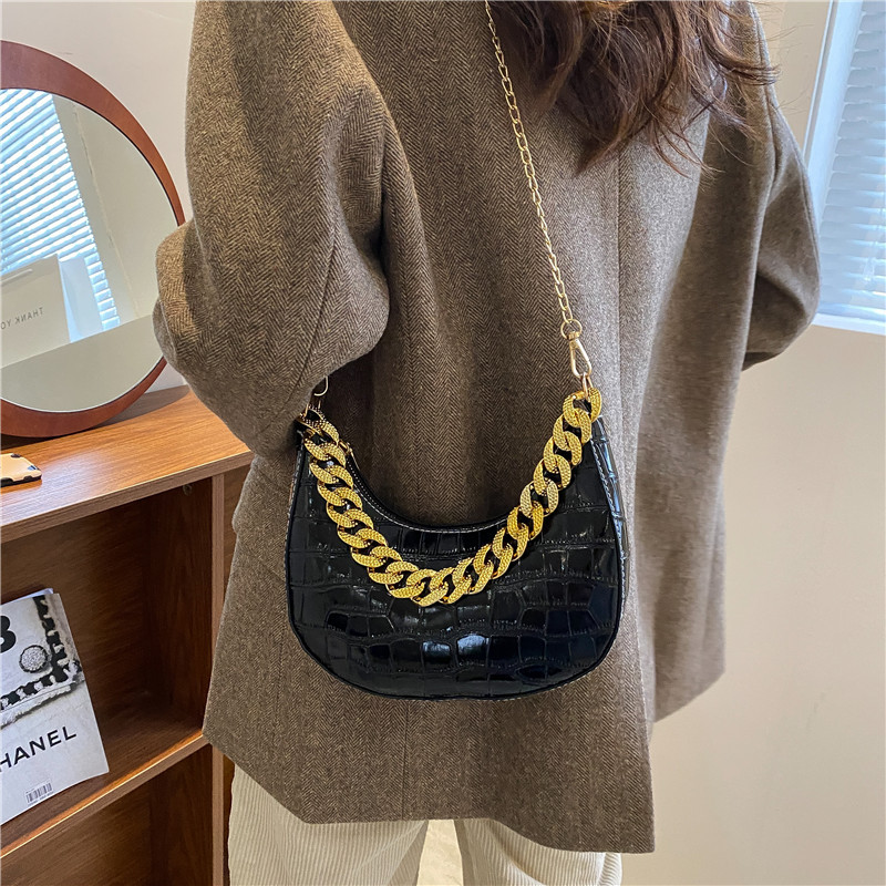 French Leisure Design Simple and Popular Western Style One Shoulder Bag Female 2021 New Fashion Fashion Trending Underarm Bag