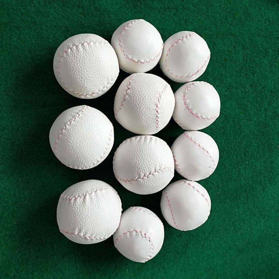 垒球棒球10寸中小学生儿童比赛考试训练专用软硬实心弹力手工缝制