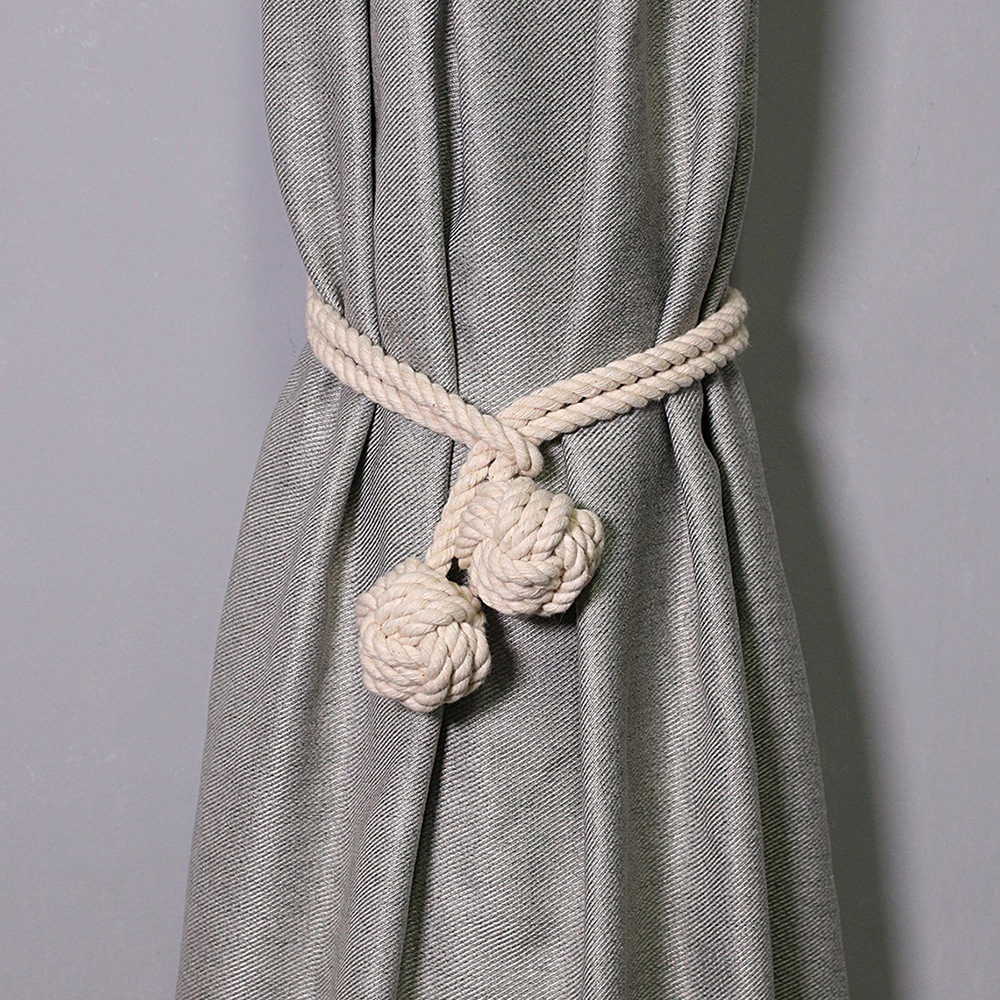 编织田园挂绳窗帘扣 窗帘绑带 窗帘绑绳挂绳系带挂球流苏-阿里巴巴