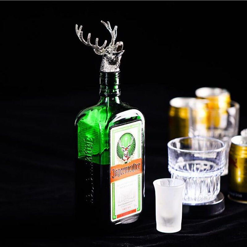鹿头倒酒器 野格酒嘴醒酒器天猫野格促销赠品鹿头倒酒器个性