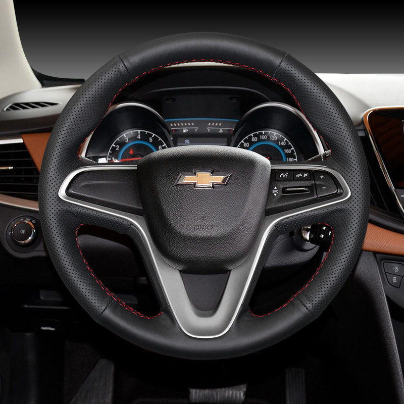 科鲁兹方向盘套手缝雪佛兰科沃兹迈锐宝赛欧探界者创酷科鲁泽