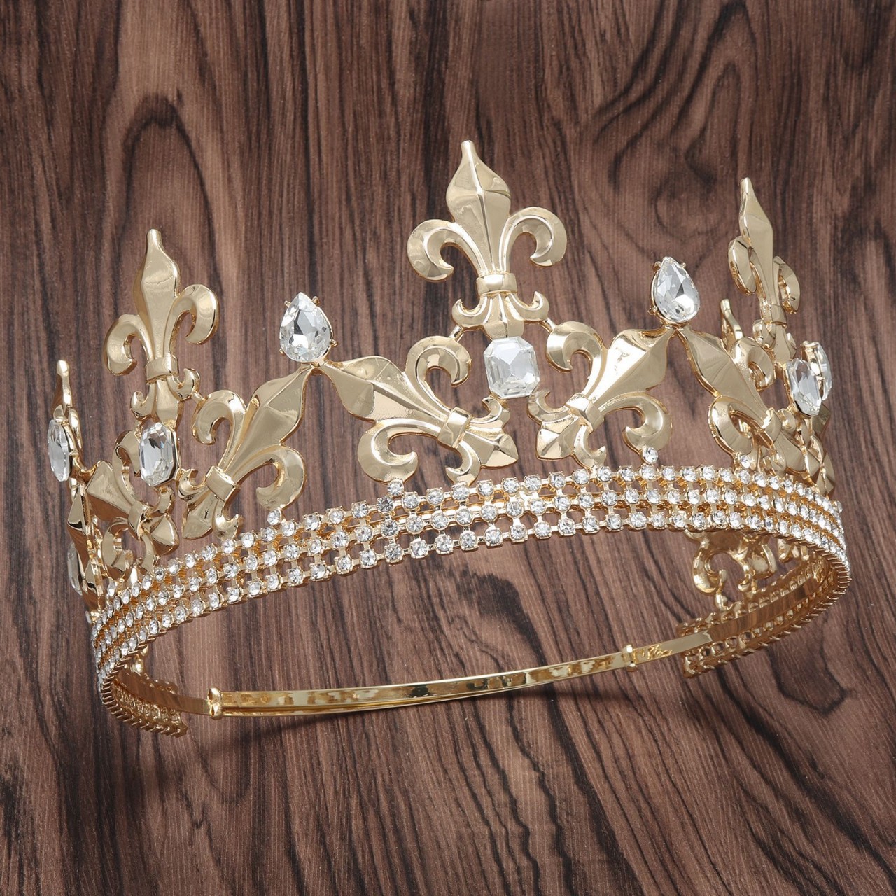 流行抖音换钻女王皇冠选美大赛冠军皇冠新娘头饰表演头饰派对饰品