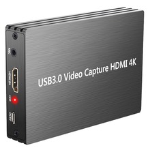 HDMI视频采集卡屏幕录像USB3.0转HDMI 1080P 4K60HZ游戏直播录制