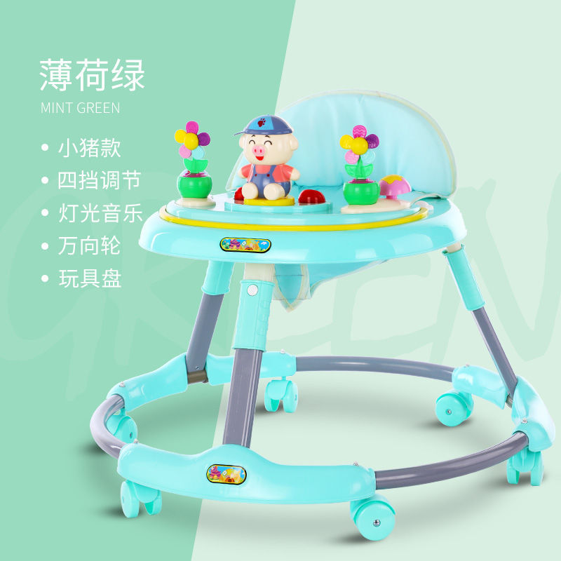 Baby Walker Anti-O-Type Back 6-18 Months Anti-Rollover Multifunctional Baby Stroller Walker