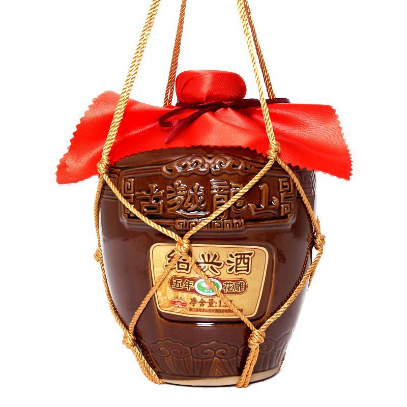 古越龙山五年陈酿黄酒正宗绍兴半干型花酒加饭酒1.