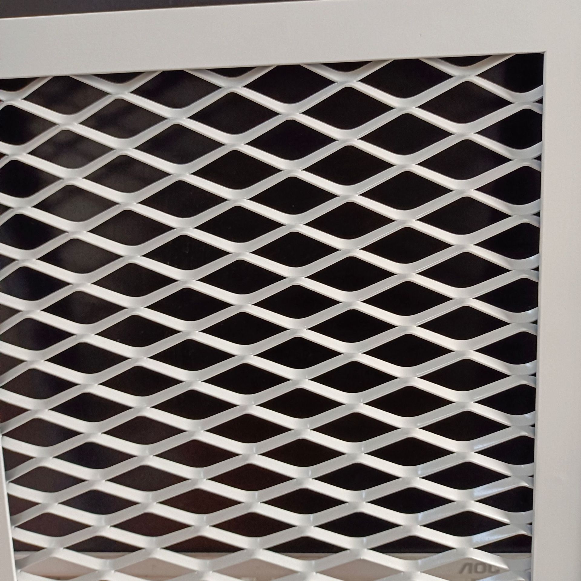 菱形拉网装饰天花板钢丝拉伸网喷塑哑光白天花板吊顶拉丝菱形网