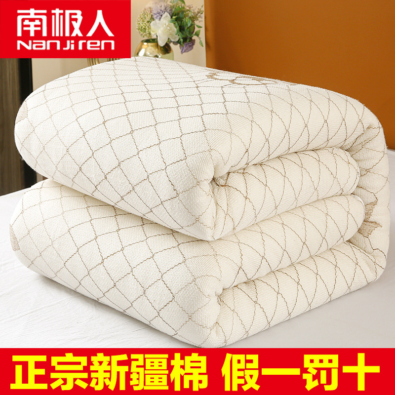 iz4a新疆棉被冬被全棉絮棉花被子被芯加厚保暖垫被铺床褥子床垫纯