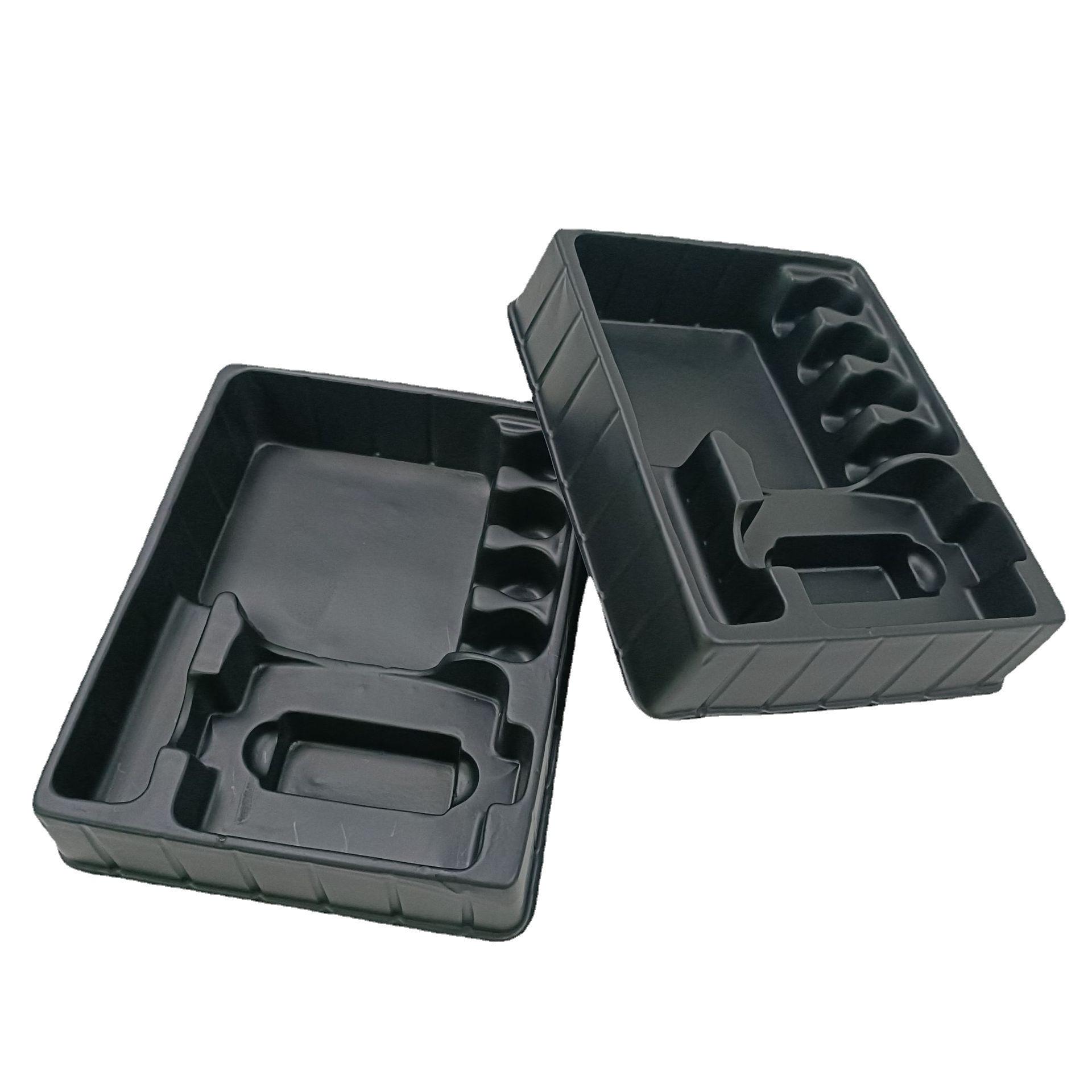 黑色吸塑内托 ps吸塑内衬 厂家直供吸塑托盘 深圳吸塑包装制品