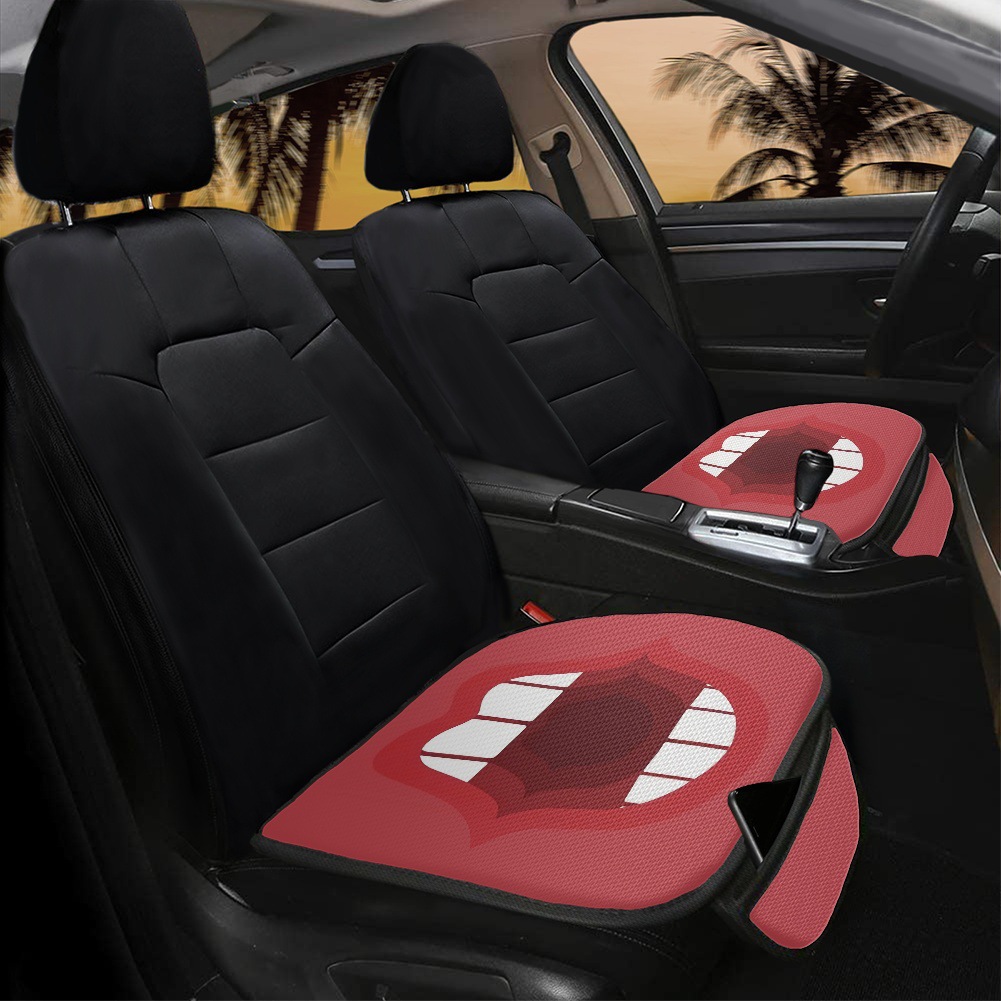 Dog Tiger Creative Printing Car Front Seat Cushion Single Piece Car Seat Cover Four Seasons Universal Car Supplies