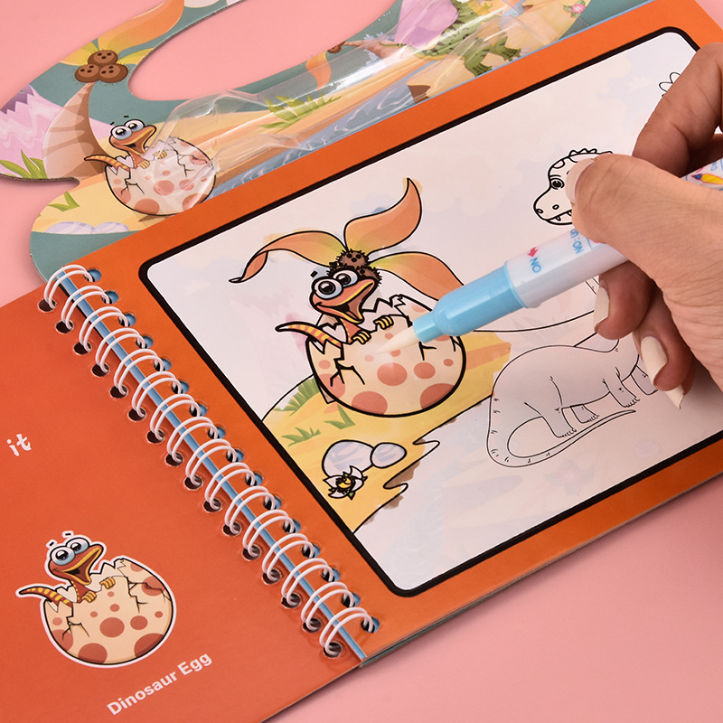 儿童手工创意神奇水画本涂鸦多彩水画册 清水作画涂鸦本厂家销售