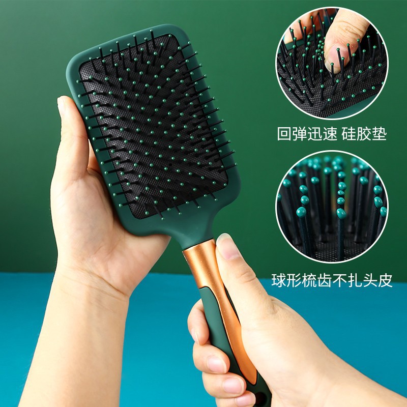 Hairdressing Air Cushion Comb Wet and Dry Dual-Use Massage Comb Ladies Shunfa Airbag Comb Anti-Static Hair Curling Comb Comb Wholesale