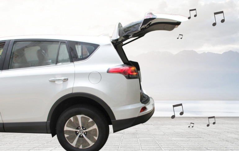 适用于丰田rav4智能电动尾门2016-2019 双杆下电吸