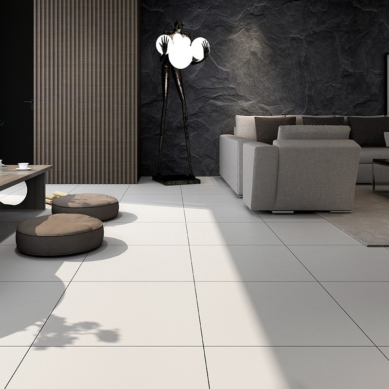 600x600素色黑白灰仿古瓷砖客厅卧室餐厅地面砖墙砖工程瓷砖批发