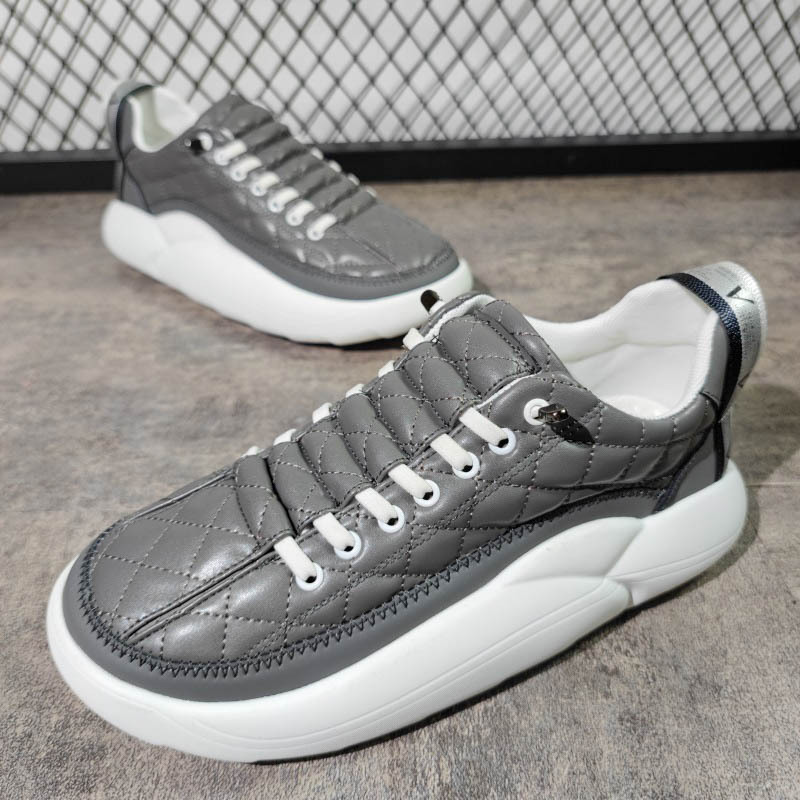 网红同款2021秋季厚底男士休闲鞋韩版学生一脚蹬板鞋男流行潮男鞋