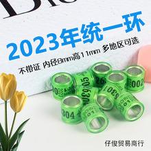 信鸽足环2023年不带证统一环鸽子脚环脚环鸽子环赛鸽用品用具